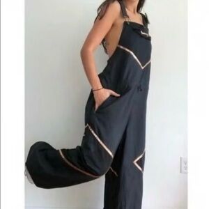 Champion Black and Rose Gold Women's Jumpsuit